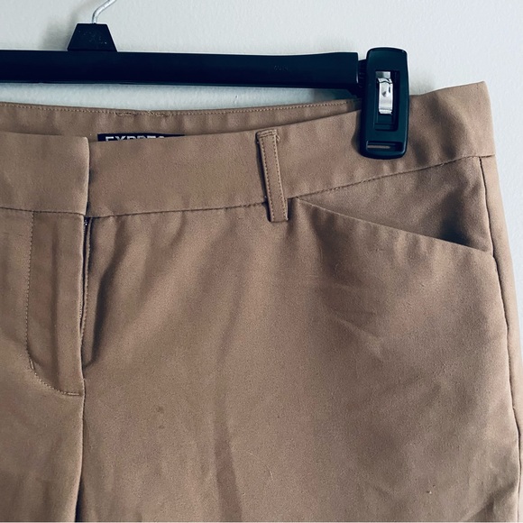 EXPRESS Women's Tan Khaki Editor Dress Pants Size 8R - Picture 3 of 8